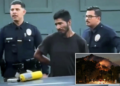 Detienen a migrante mexicano por presunto incendio forestal en Kenneth, California