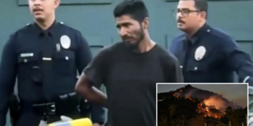 Detienen a migrante mexicano por presunto incendio forestal en Kenneth, California
