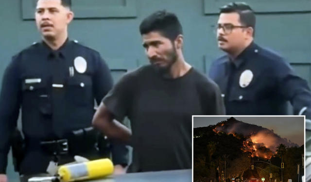 Detienen a migrante mexicano por presunto incendio forestal en Kenneth, California