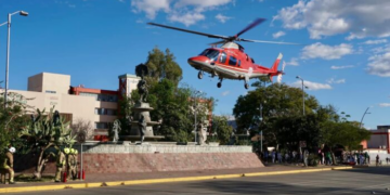 Helicóptero de ambulancia del gobierno de Oaxaca se estrella; la tripulación sale ilesa
