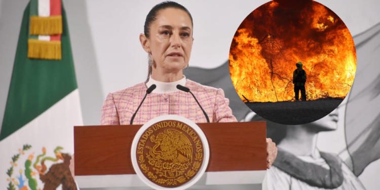 Claudia Sheinbaum promete ayuda a mexicanos afectados por devastadores incendios en Los Ángeles