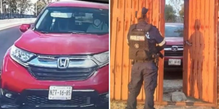Aseguran camioneta utilizada en intento de asalto en carretera Texcoco-Calpulalpan
