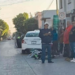 Motociclista sufre lesiones graves tras colisión con taxi y auto estacionado en Soledad de Graciano Sánchez