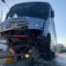 Choque de camión de transporte de personal en Circuito Potosí