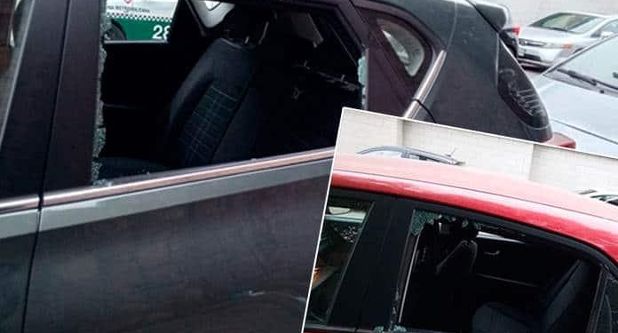 Delincuentes roban artículos de vehículos estacionados frente a clínica del Seguro Social