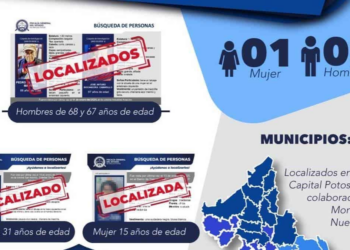La FGE de San Luis Potosí localiza a cuatro personas reportadas como no localizadas