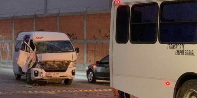 Siete heridos en choque por alcance en el fraccionamiento San Miguel