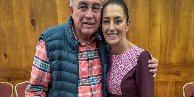 Sheinbaum descarta destituir al gobernador de Sinaloa, Rubén Rocha, pese a la violencia en el estado