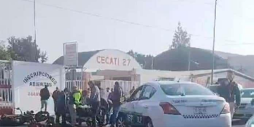 Motociclista herido y daños materiales tras choque desigual en la colonia Himno Nacional