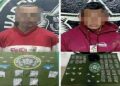 Aprehenden a narcos con 54 dosis de enervantes