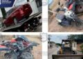 Confiscan excavadora y motos robadas durante operativo de seguridad