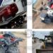 Confiscan excavadora y motos robadas durante operativo de seguridad