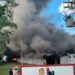 Un incendio destruye aulas en el CBTIS 187 de Tamazunchale