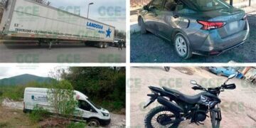 La Policía Estatal localiza 4 unidades hurtadas