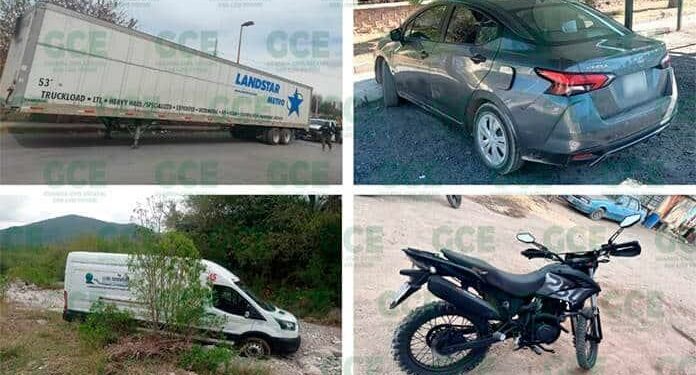 La Policía Estatal localiza 4 unidades hurtadas