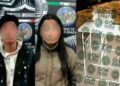 Pareja es detenida robando en una casa