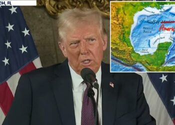 Donald Trump confirma su plan de renombrar el Golfo de México como “Golfo de América”