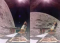 Asombrosas imágenes de la nave espacial muestran la Luna y la Tierra en un solo plano