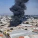 VIDEOS | Impactante incendio en una fábrica de PVC: así luce la escena