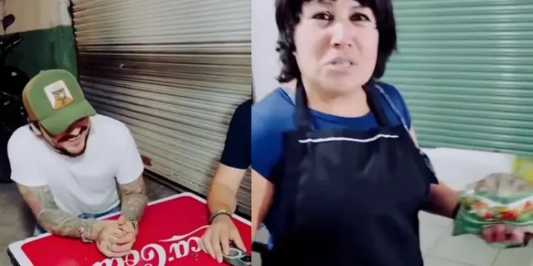 VIDEO | Christian Nodal genera polémica en redes al visitar un puesto de Dorilocos