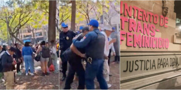Desalojo en Alameda termina con agresión a mujer trans; dos funcionarios arrestados