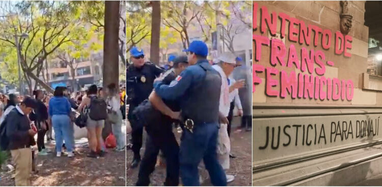 Desalojo en Alameda termina con agresión a mujer trans; dos funcionarios arrestados