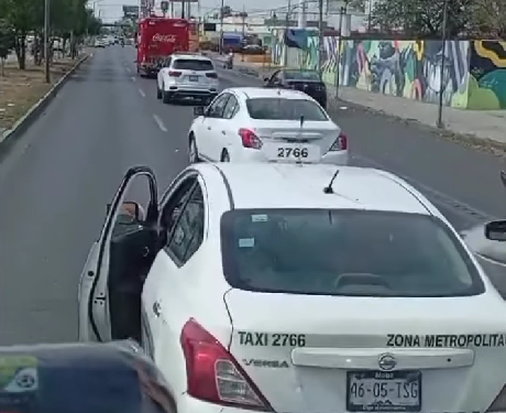 VIDEO| La licencia de manejo de un taxista violento está en riesgo de ser revocada