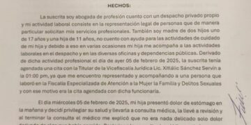 VIDEO | Acusan a la fiscalía de discriminar a profesionistas con hijos