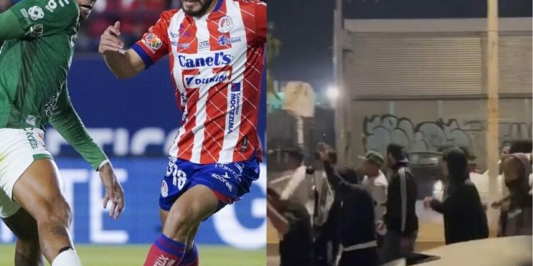 VIDEOS | Enfrentamiento entre hinchas de Club León y Atlético de San Luis deja un herido