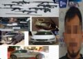 Decomisan arsenal, droga y vehículos en la 21 de Marzo