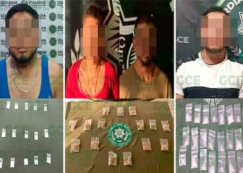 Detienen a 4 presuntos narcomenudistas
