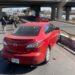 Accidente en el distribuidor Juárez deja daños materiales