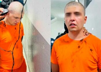 Filtran imágenes presuntas de Fofo Márquez siendo rapado al llegar al penal de Texcoco