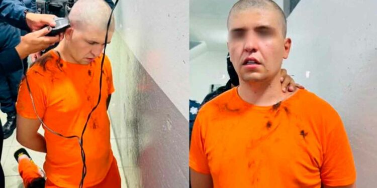 Filtran imágenes presuntas de Fofo Márquez siendo rapado al llegar al penal de Texcoco