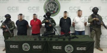 VIDEO | La GCE detiene a presuntos miembros de un grupo delictivo en Soledad