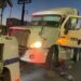 Conductor de tracto choca con la guarnición al quedarse dormido