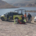 Autoridades realizan búsqueda de joven desaparecido en la presa El Potosino
