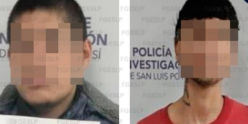 Detienen a dos hombres por robo de vehículo con violencia en San Luis Potosí
