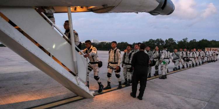 Desde este martes, 3,190 efectivos del Ejército y la Guardia Nacional rumbo a la frontera norte