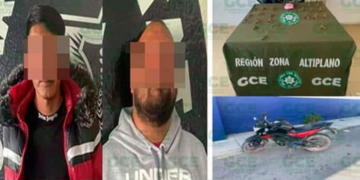 Capturan a dos “halcones” con 20 ponchallantas en operativo en Matehuala