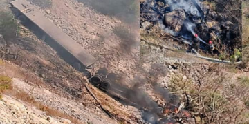 Trailero muere calcinado tras accidente en carretera hacia Rayón