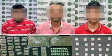 Guardia Civil Estatal captura a tres presuntos narcomenudistas