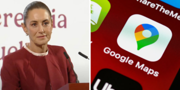Claudia Sheinbaum anuncia posible demanda a Google por error en sus mapas al llamar ‘Golfo de América’ al Golfo de México