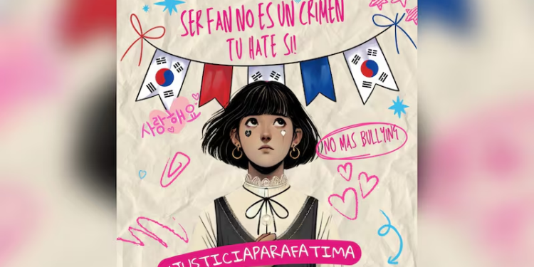 Fátima, víctima de acoso por su amor al K-pop, lanzada desde el tercer piso por una compañera