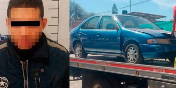 Detenido por choque y robo de vehículo en la colonia Industrial Aviación; intentó huir