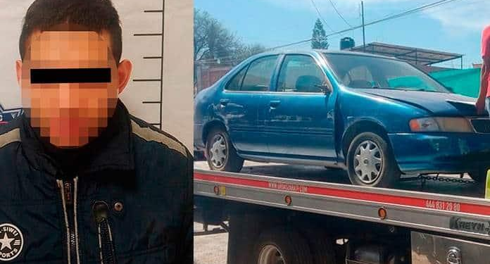 Detenido por choque y robo de vehículo en la colonia Industrial Aviación; intentó huir