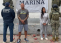 Dos personas de origen extranjero arrestadas en Puerto Vallarta por tráfico de fentanilo y posesión de armas