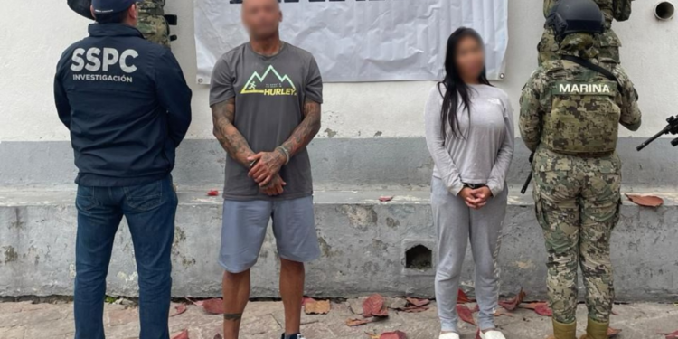 Dos personas de origen extranjero arrestadas en Puerto Vallarta por tráfico de fentanilo y posesión de armas