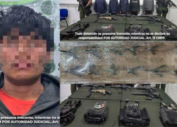 Desarticulan célula delincuencial en Charcas con la captura de cinco personas y aseguramiento de armamento