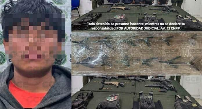 Desarticulan célula delincuencial en Charcas con la captura de cinco personas y aseguramiento de armamento